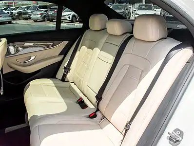 2018 Mercedes-Benz E-Class E 43 6 Cylinder Engine White Beige Sedan