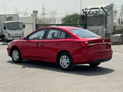 2025 MG 5 Standard 1.5L 4 Cylinders Engine Petrol Manual Red Black Sedan