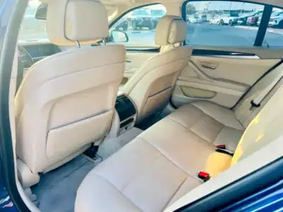 2010 BMW 5-Series 528i 6 Cylinders Engine Blue Beige Sedan