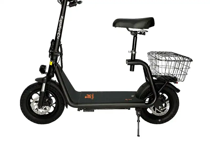 Kugoo C1 Plus Electric Scooter Black