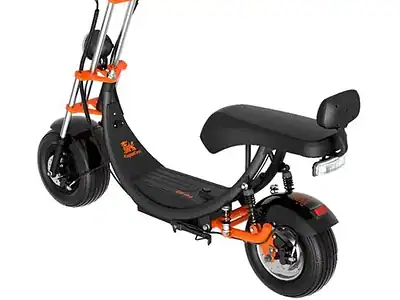 Kugoo C2 Pro Electric Scooter Black with Orange Accent