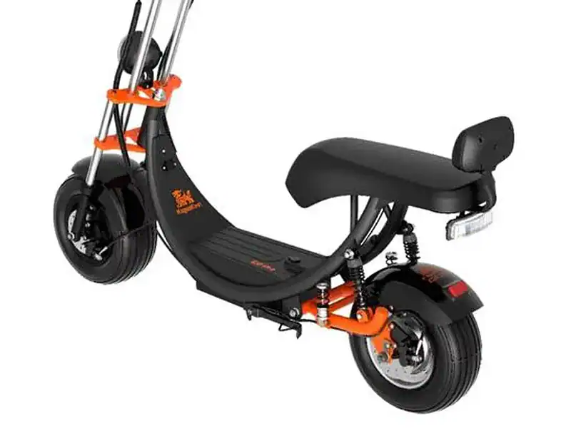 Kugoo C2 Pro Electric Scooter Black with Orange Accent