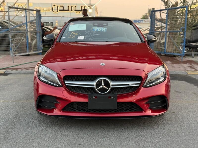 2019 Mercedes-Benz C 43 AMG 3.0L V6 Engine Red Black Coupe