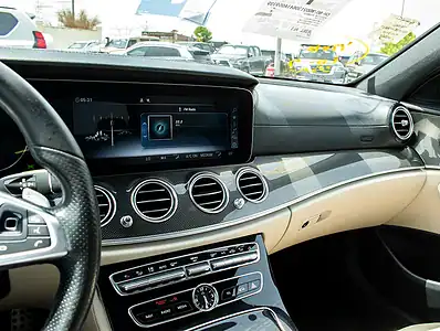 2018 Mercedes-Benz E-Class E 43 6 Cylinder Engine White Beige Sedan