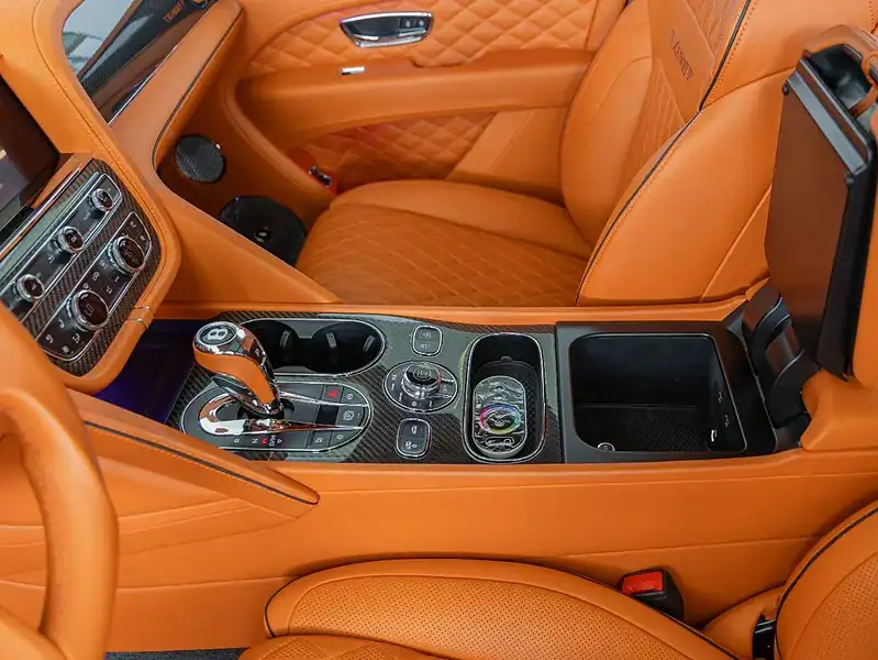 2025 Bentley Bentayga ORIGINAL MANSORY Evo Bespoke Carbon Exterior Grey Orange