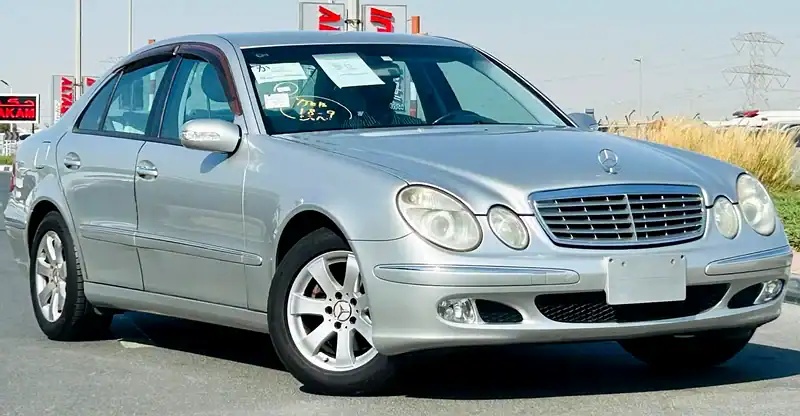 2004 Mercedes-Benz E-Class E 240 6 Cylinders Engine Silver Black Sedan