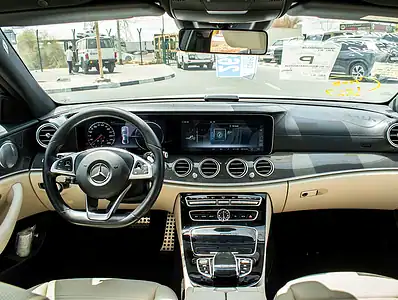 2018 Mercedes-Benz E-Class E 43 6 Cylinder Engine White Beige Sedan