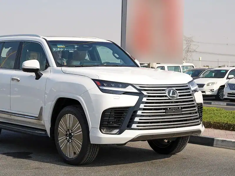 2024 Lexus LX 600 6 Cylinders Engine GCC Specs White Tan SUV