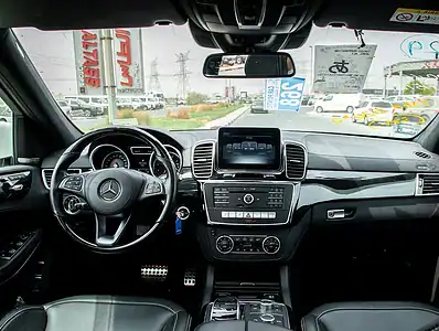 2016 Mercedes-Benz GLS-Class GLS 550 8 Cylinder Engine White Black SUV