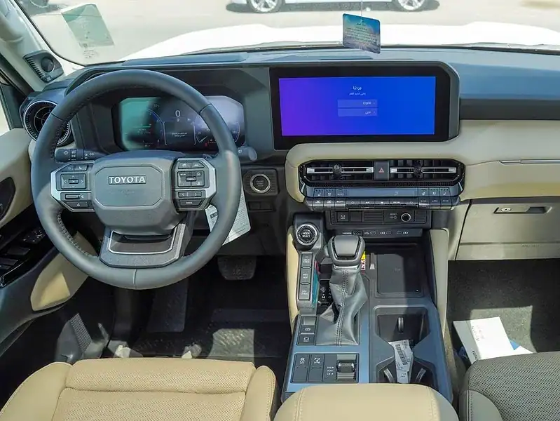 2025 Toyota Prado 2.4L 4 Cylinder Engine TURBO White Beige SUV