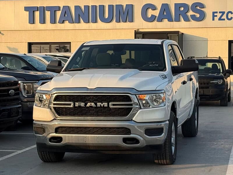 2023 RAM 1500 Hemi 5.7 litre V8 Engine Petrol 4WD White Black