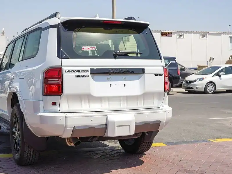 2025 Toyota Prado 2.4L 4 Cylinder Engine TURBO White Beige SUV
