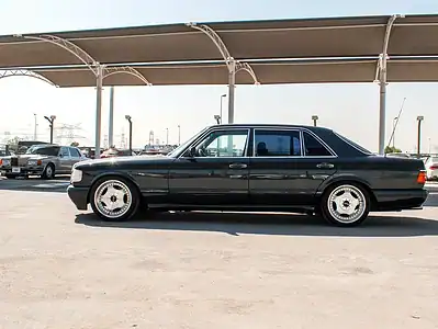 1989 Mercedes-Benz SEL-Class 560 SEL 8 Cylinders Engine Black Sedan