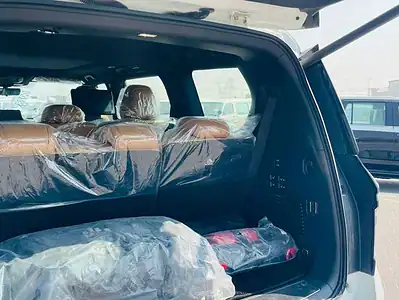 2025 Nissan Patrol LE Platinum City 3.5L 6 Cylinder Engine White Tan