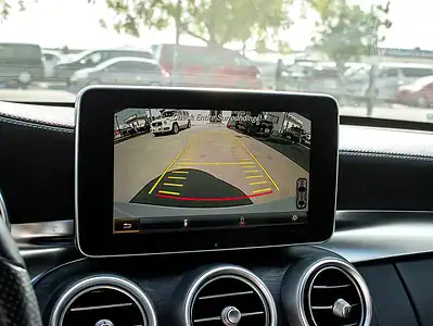 2016 Mercedes-Benz C-Class C200 4 Cylinder Engine White Black Sedan