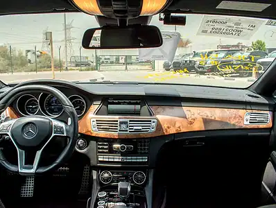 2013 Mercedes-Benz CLS-Class CLS 63 AMG 8 Cylinder Engine Blue Black