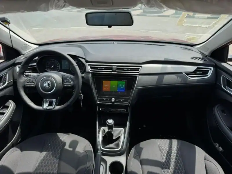 2025 MG 5 Standard 1.5L 4 Cylinders Engine Petrol Manual Red Black Sedan