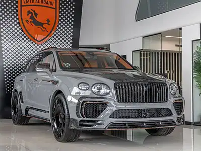 2025 Bentley Bentayga ORIGINAL MANSORY Evo Bespoke Carbon Exterior Grey Orange