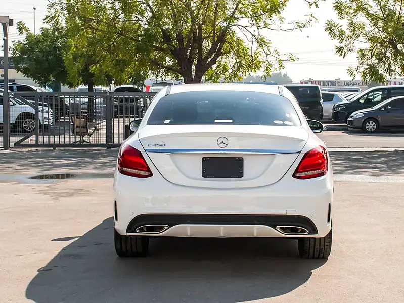 2016 Mercedes-Benz C-Class C200 4 Cylinder Engine White Black Sedan