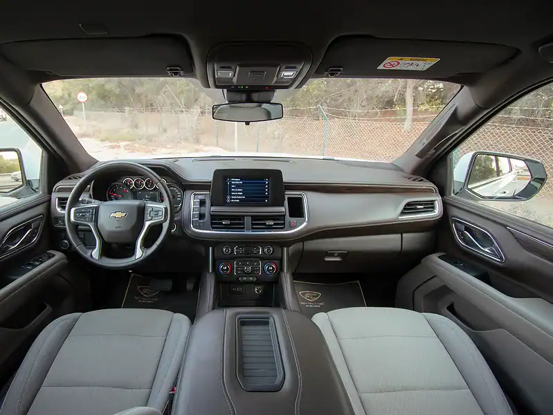 2023 Chevrolet Tahoe LS 5.3L 8 Cylinders Engine White Beige SUV GCC Specs