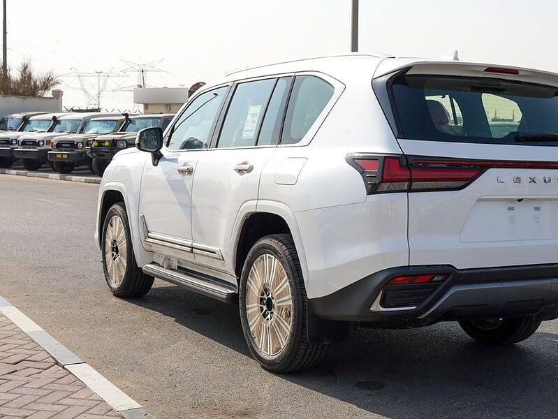 2024 Lexus LX 600 6 Cylinders Engine GCC Specs White Tan SUV