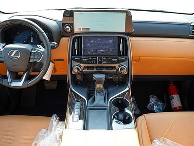 2024 Lexus LX 600 6 Cylinders Engine GCC Specs White Tan SUV