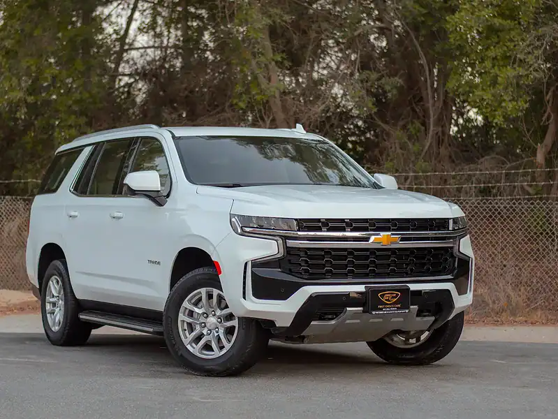 2023 Chevrolet Tahoe LS 5.3L 8 Cylinders Engine White Beige SUV GCC Specs