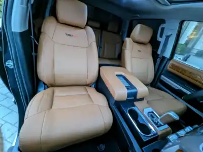 2014 Toyota Tundra Crewmax 1794 Edition 8 Cylinders Engine Black Brown