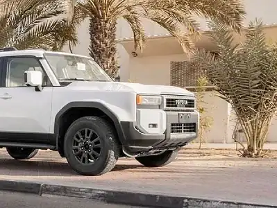 2026 Toyota Prado GXR 2.4T 4 Cylinders Engine White Beige SUV GCC Specs