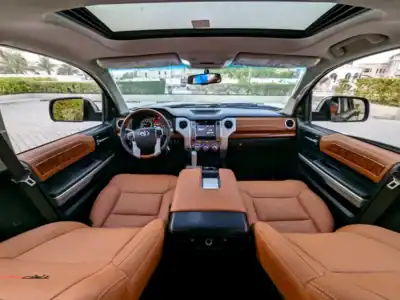 2014 Toyota Tundra Crewmax 1794 Edition 8 Cylinders Engine Black Brown