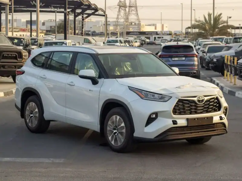 2025 Toyota Highlander 2.5L Highlander 2.5L Hybrid GLE AWD White Grey SUV