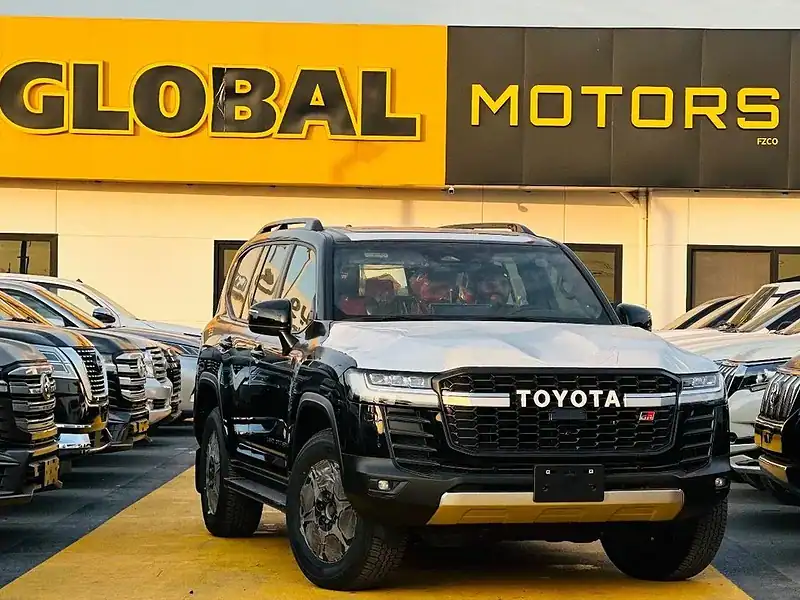 2026 Toyota Land Cruiser GR SPORTS 3.5L 6 Cylinder Engine Black Red SUV GCC