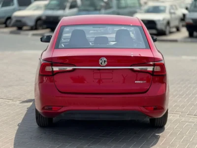 2025 MG 5 Standard 1.5L 4 Cylinders Engine Petrol Manual Red Black Sedan