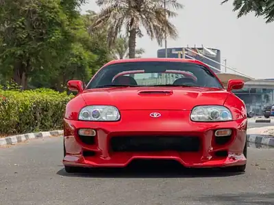 1995 Toyota Supra 3.0L Petrol Engine Auto German Spec Red Black