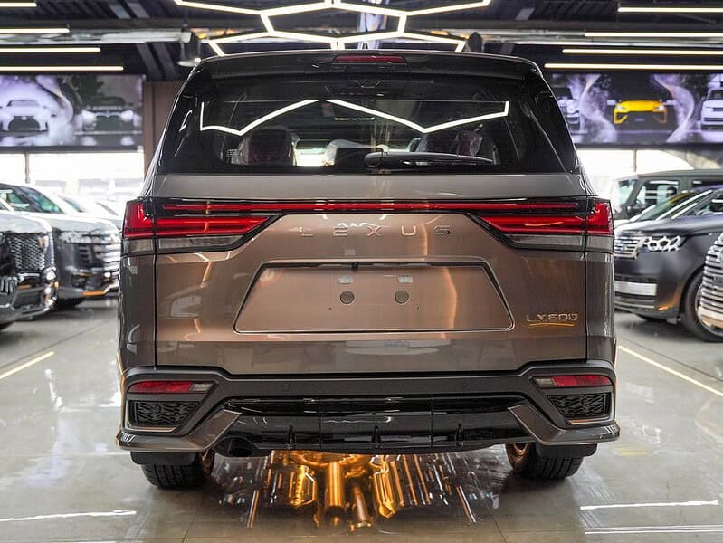 2025 Lexus LX 600 6 Cylinders Engine Grey Red SUV Automatic GCC Specs