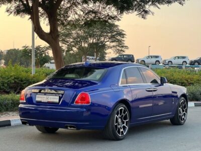 2019 Rolls-Royce Ghost Black Badge 6.6L 12 Cylinder Engine Blue Sedan GCC Specs