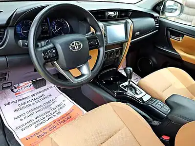 2022 Toyota Fortuner EXR 4 Cylinders Engine White Brown SUV GCC Specs