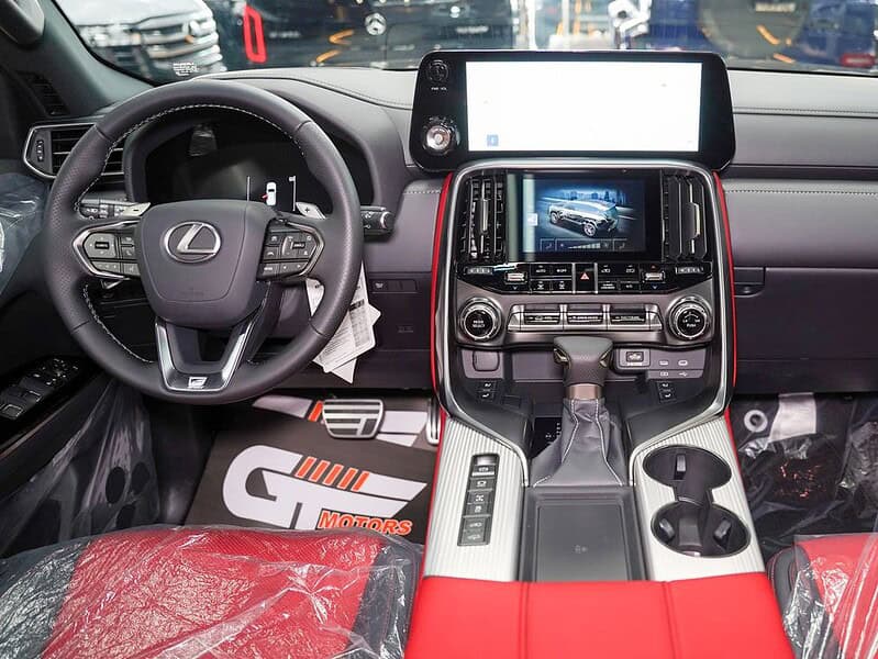 2025 Lexus LX 600 6 Cylinders Engine Grey Red SUV Automatic GCC Specs