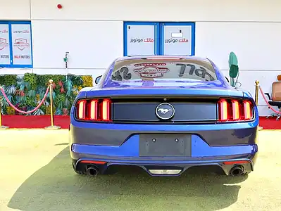 2016 Ford Mustang Fastback 6 Cylinders Engine Blue Black Sedan GCC Specs