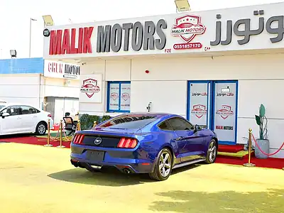 2016 Ford Mustang Fastback 6 Cylinders Engine Blue Black Sedan GCC Specs