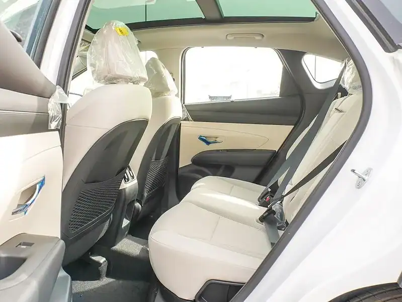 2025 Hyundai Tucson 4 Cylinders Engine Petrol White Beige SUV