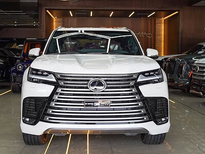 2025 Lexus LX600 6 Cylinders Engine White Red SUV Automatic GCC Specs