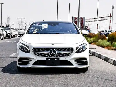 2018 Mercedes-Benz S-Class S 560 4MATIC 8 Cylinders Engine White Red Coupe