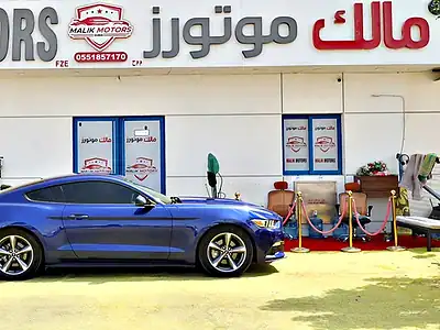 2016 Ford Mustang Fastback 6 Cylinders Engine Blue Black Sedan GCC Specs