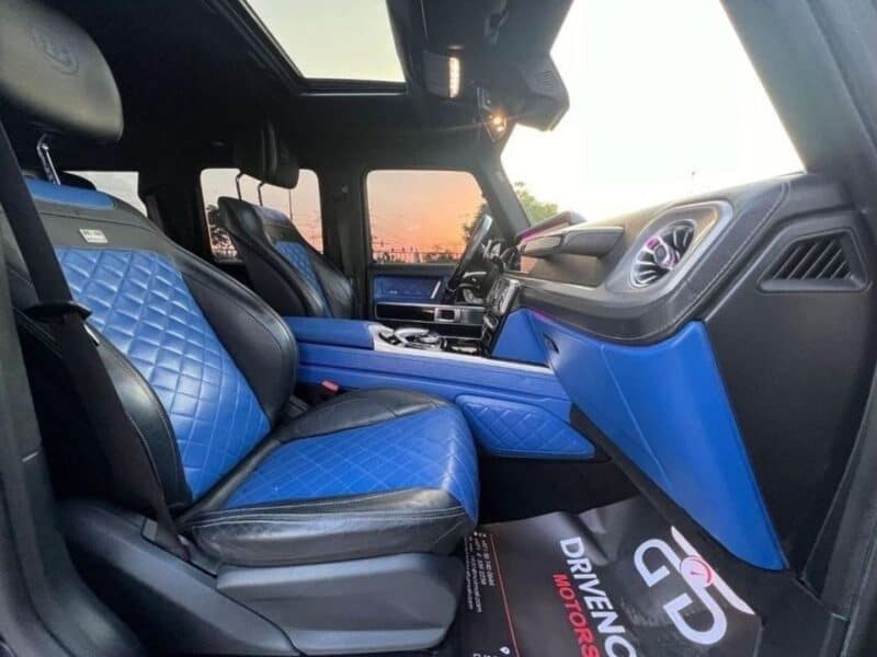 2019 Mercedes-Benz AMG G 63 Brabus 800 8 Cylinders Engine Black Blue SUV