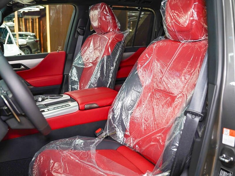 2025 Lexus LX 600 6 Cylinders Engine Grey Red SUV Automatic GCC Specs