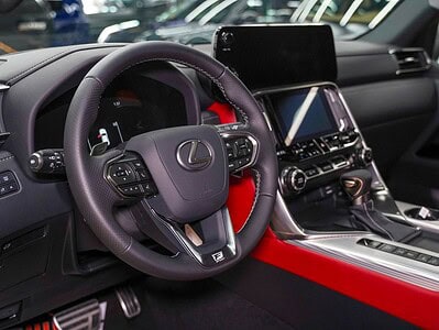 2025 Lexus LX 600 6 Cylinders Engine Grey Red SUV Automatic GCC Specs