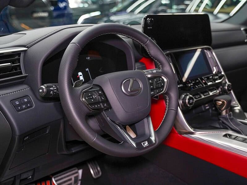 2025 Lexus LX 600 6 Cylinders Engine Grey Red SUV Automatic GCC Specs