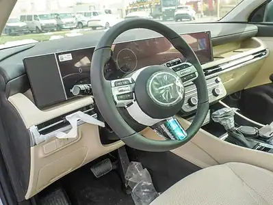 2025 Hyundai Tucson 4 Cylinders Engine Petrol White Beige SUV