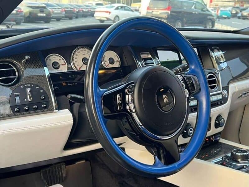 2019 Rolls-Royce Ghost Black Badge 6.6L 12 Cylinder Engine Blue Sedan GCC Specs